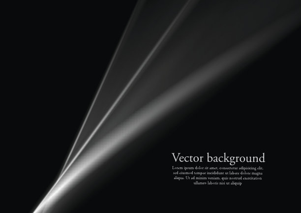 黑白单色线条流畅抽象素材图片