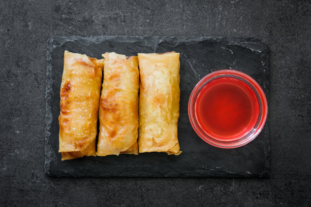 蔬菜春卷素材图片