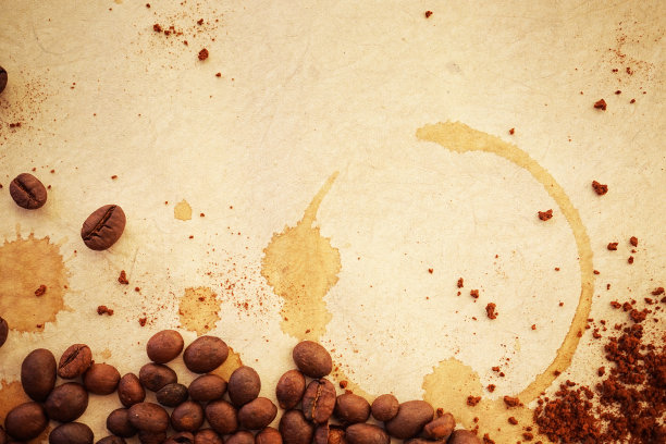 旧纸上的咖啡图片下载