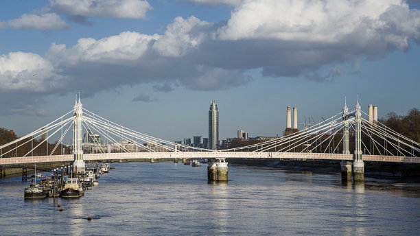 伦敦-阿尔伯特桥图片下载