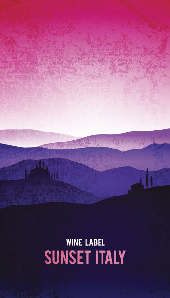 向量酒标签图片下载