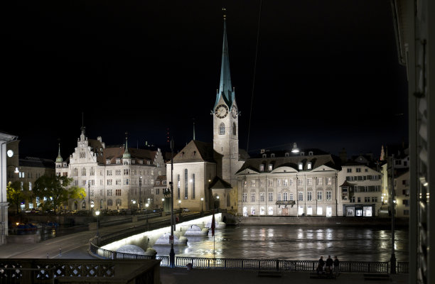 晚上的苏黎世图片下载