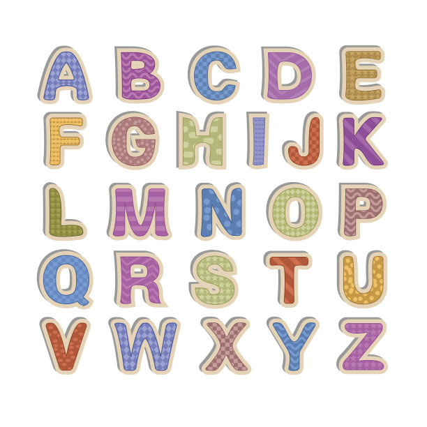 儿童字体-字母图片下载