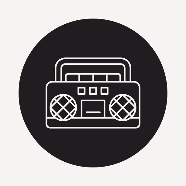 录音线性图标图片下载