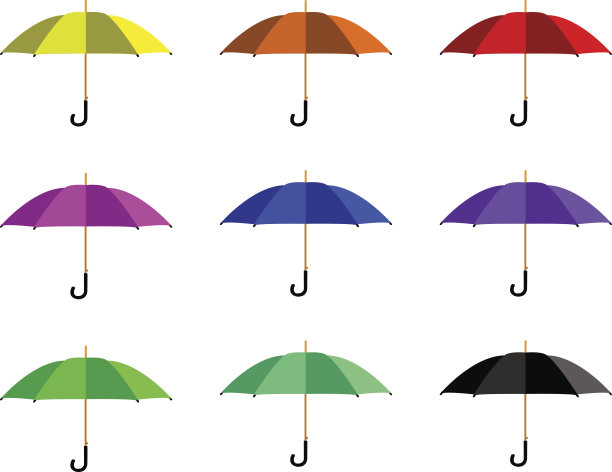 雨伞轮廓图片下载