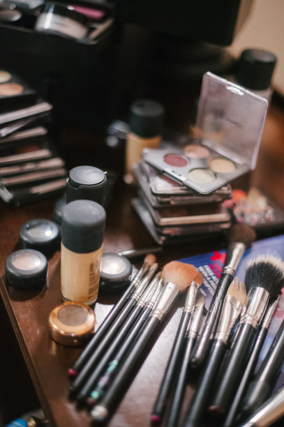 化妆师的工具。图片下载