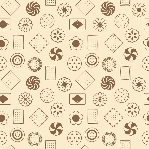 饼干的无缝模式图片下载