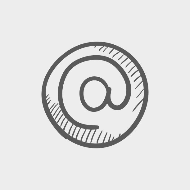 电子邮件网络草图图标图片下载