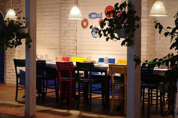 希腊餐厅图片下载