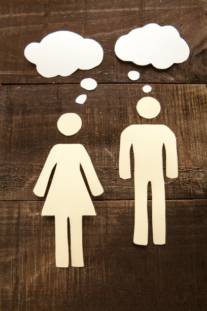 女人和男人图标插图和漫画三明治图片下载