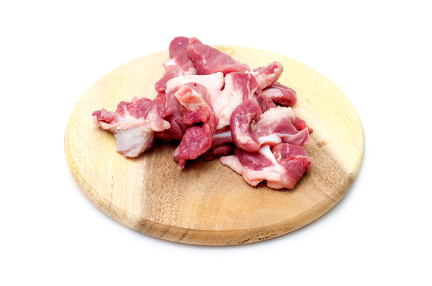 砧板上的猪肉图片下载