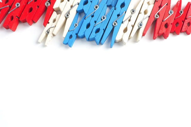 用布别针制成的泰国国旗图片下载