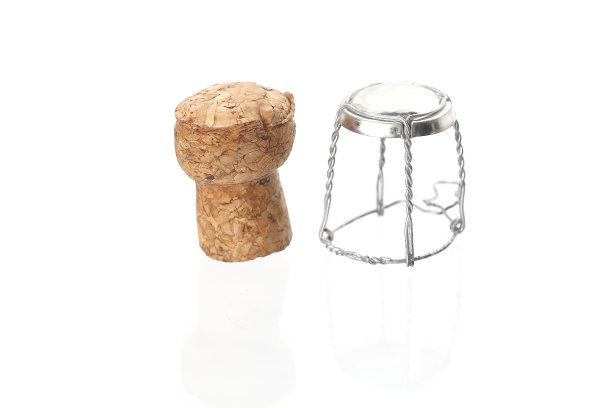 香槟软木塞与夹道图片下载