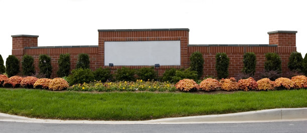 华丽的标志-空白和孤立图片下载