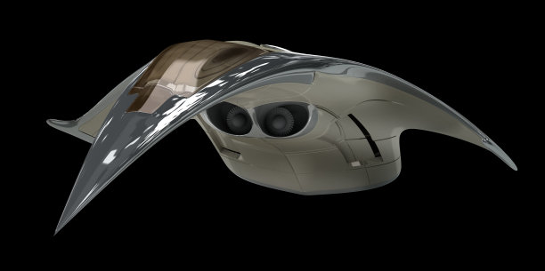 未来外星3D军事飞船图片下载
