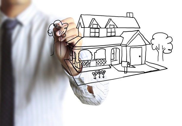 手绘的房子图片下载