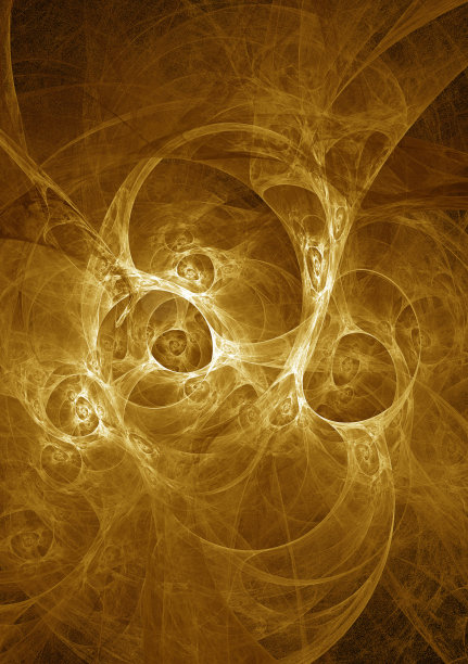 金色的曲线图片下载