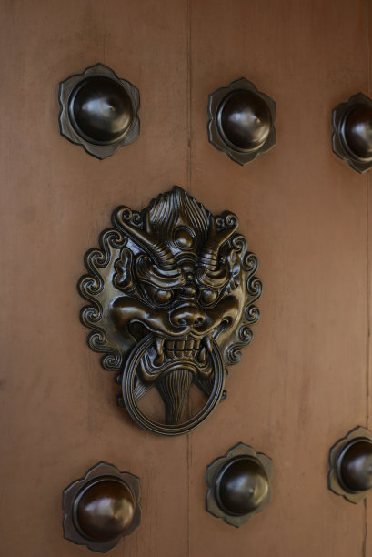 龙头黄铜门把手图片下载