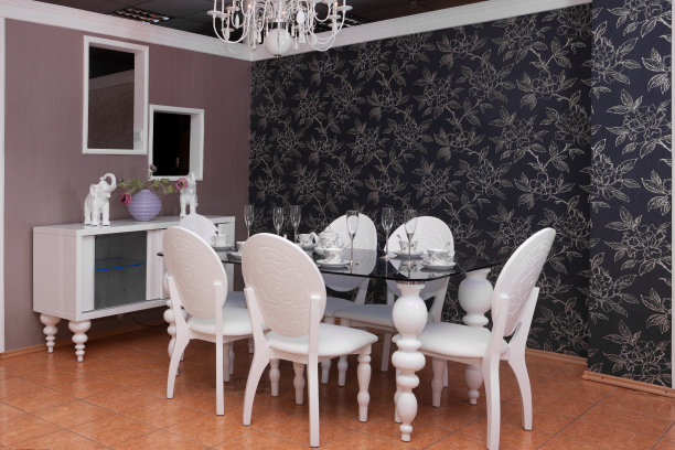 经典风格的餐厅内部图片下载