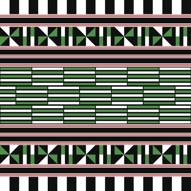 部落无缝模式。种族背景矢量图片下载