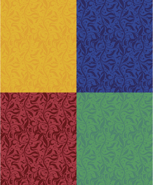 亮花无缝图案图片下载