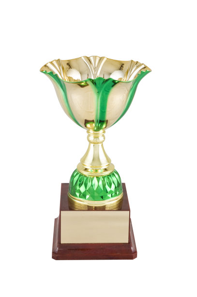 绿色的奖杯图片下载