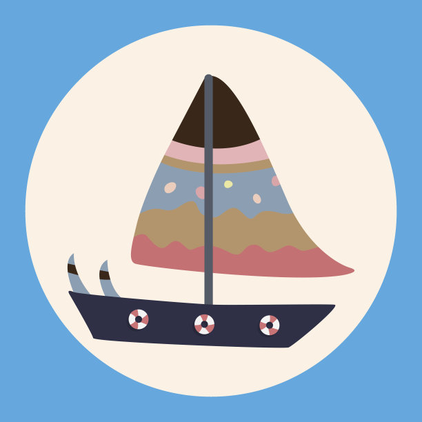 交通船主题元素向量、eps图片下载