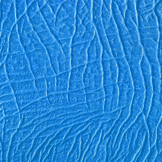 蓝色皮革纹理或背景图片下载