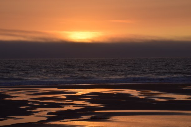海滩上的日落图片下载