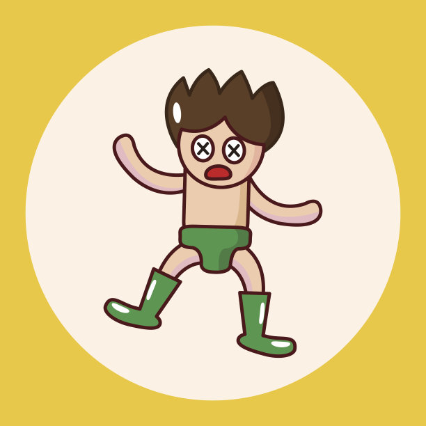 摔跤手的主题元素图片下载