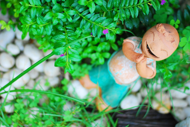 泰国花园公园的玩偶图片下载