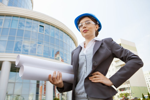 建筑师主持施工计划。图片下载