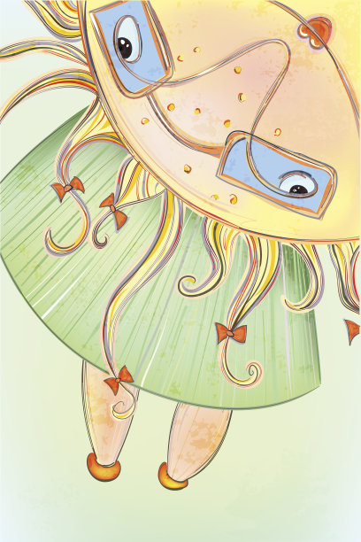 阳光明媚的夏天的女孩图片下载