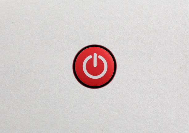 红色电源按钮图片下载
