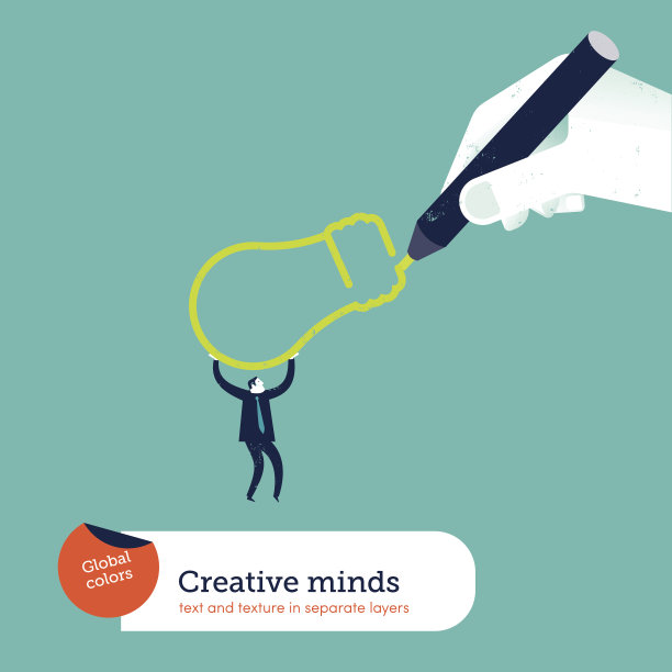 手画一个灯泡商人正在拿着它图片下载