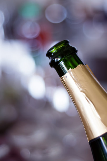 香槟酒瓶的细节图片下载