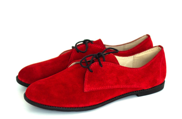 一双红色的鞋。图片下载