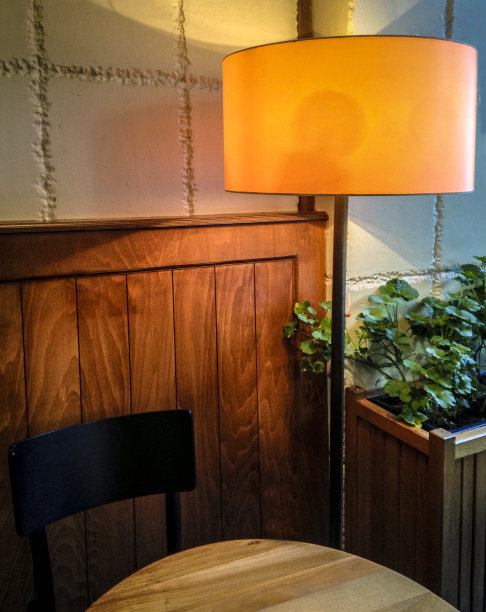 咖啡馆的灯罩图片下载