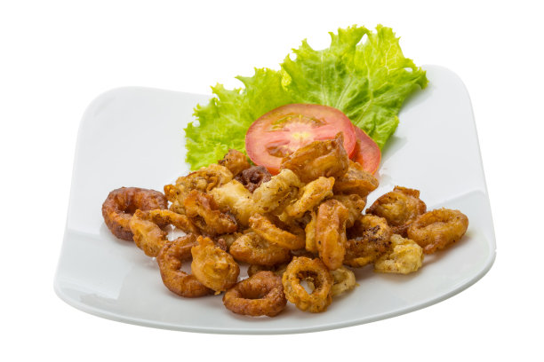 炸鱿鱼圈图片下载