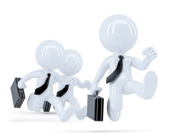 一群商人在经营。经营理念图片下载