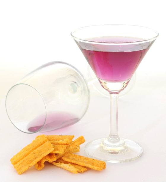 果汁和小吃。图片下载