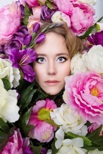 美丽少女肖像图片下载