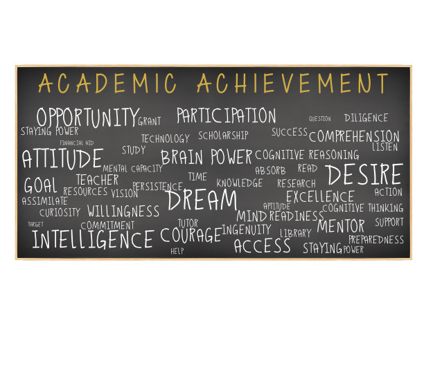 学术成就黑板图片下载