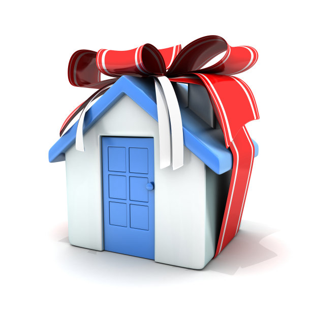 家与红丝带图片下载