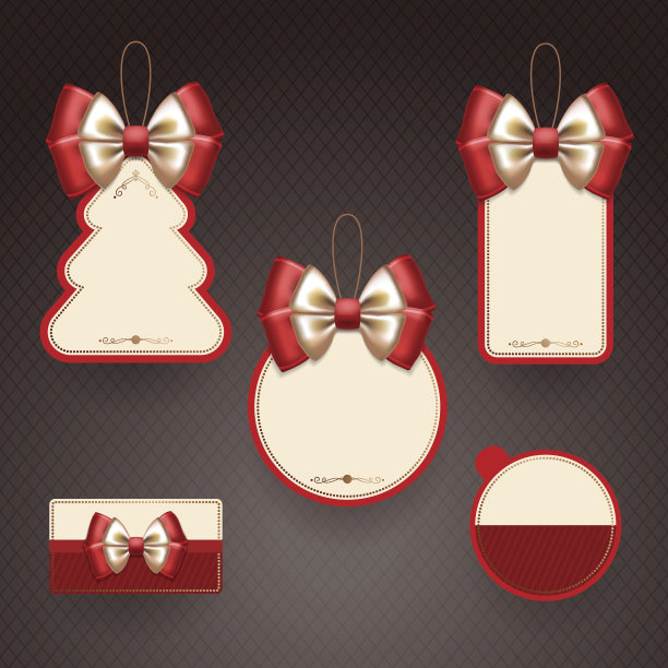 一套装饰元素的设计节日活动图片下载