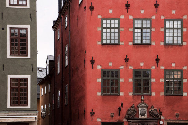 斯德哥尔摩广场Stortorget的房屋图片下载