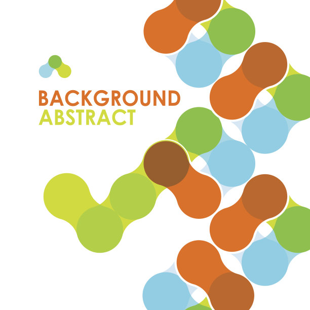 多彩的现代几何抽象背景图片下载