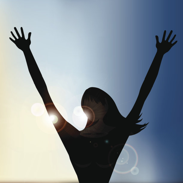 庆祝女性背景与复制空间EPS 10图片下载