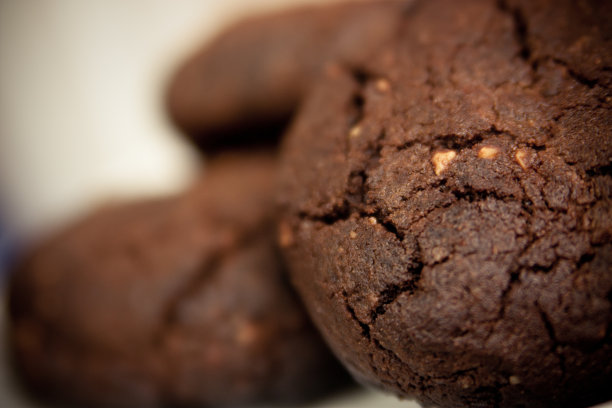 巧克力饼干特写图片下载