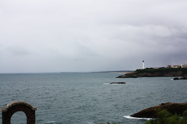 有灯塔的海景图片下载